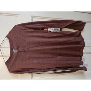 Burnside Men's Long Sleeve Henley Sweater